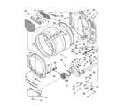 Whirlpool WGD8500SR1 bulkhead parts diagram