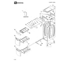 Maytag MVP9000TU0 cabinet and drawer parts diagram