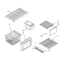 Freezer shelf parts