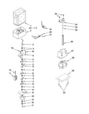 Motor and ice container parts