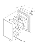 Refrigerator door parts
