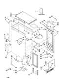 Cabinet liner and door parts