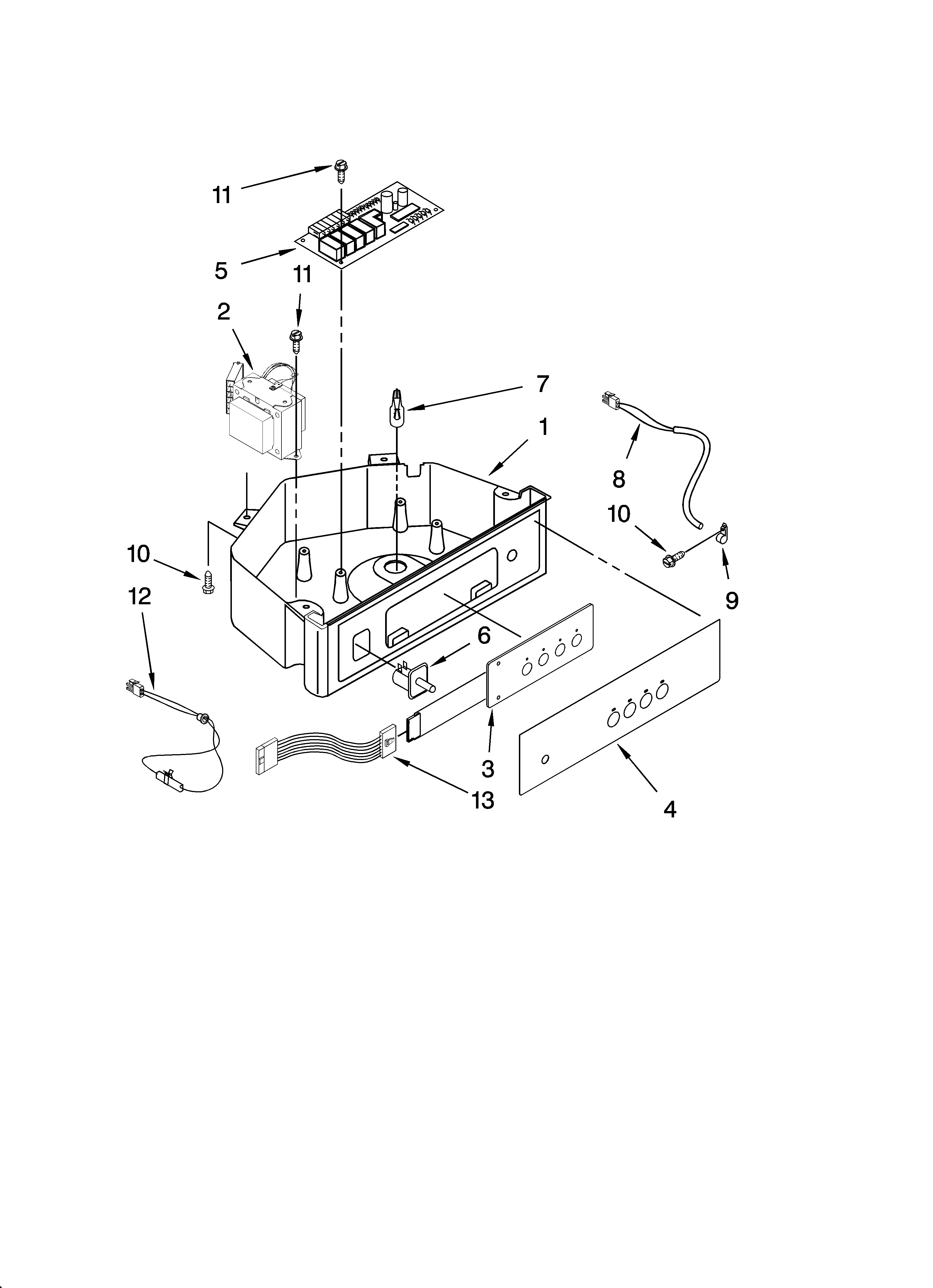 Control panel parts