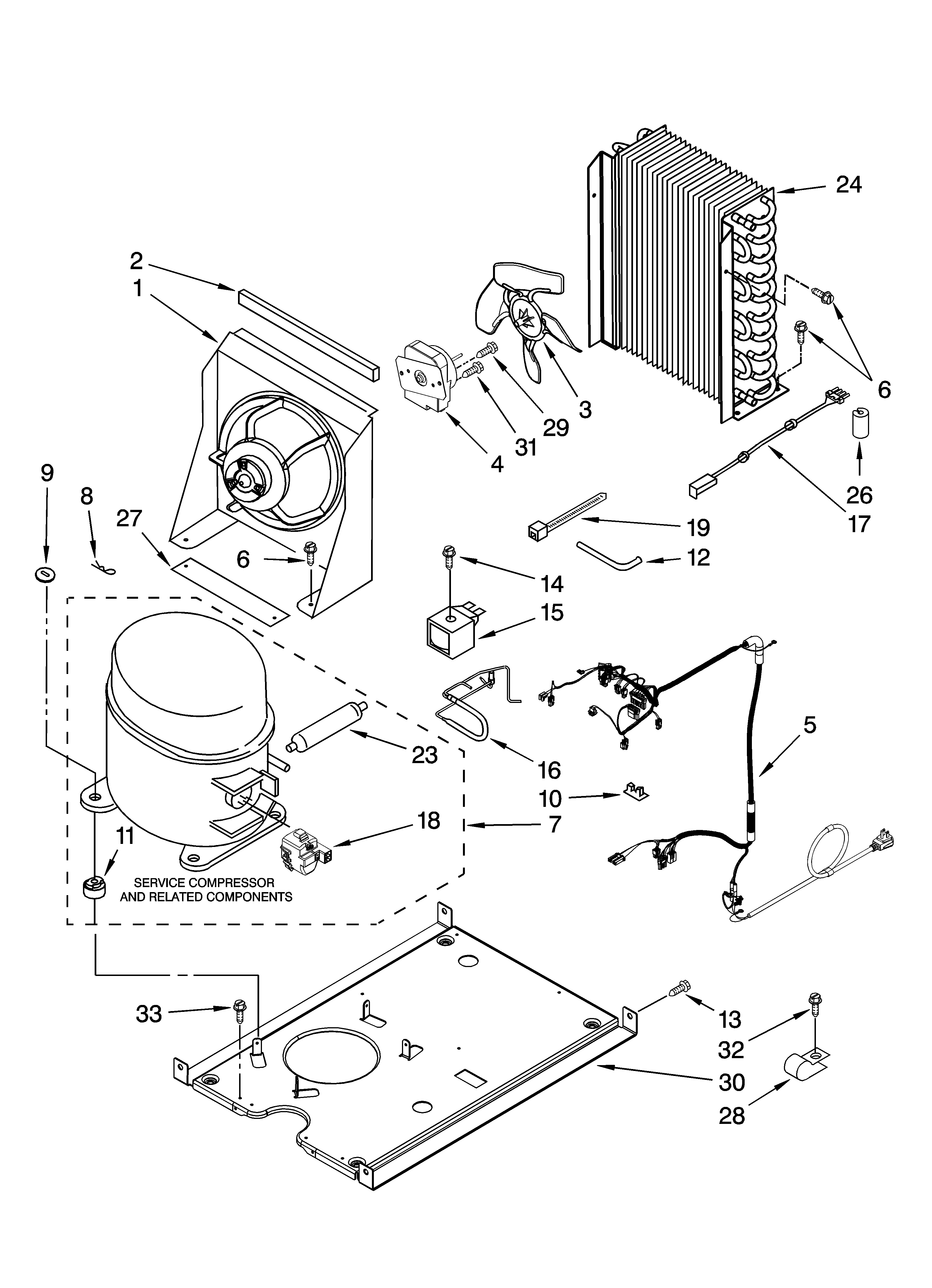 Unit parts, optional parts (not included)