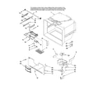 KitchenAid KBLS22ETSS11 freezer liner parts diagram