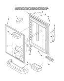 Refrigerator door parts