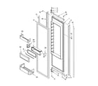 KitchenAid KSSO36FTX02 refrigerator door parts diagram