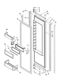 Refrigerator door parts
