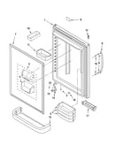 Refrigerator door parts