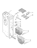 Freezer liner parts