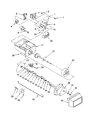 Motor and ice container parts