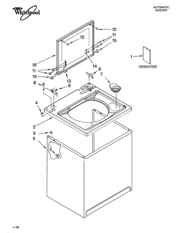 Top and cabinet parts
