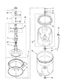 Agitator, basket and tub parts