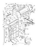 Controls and rear panel parts