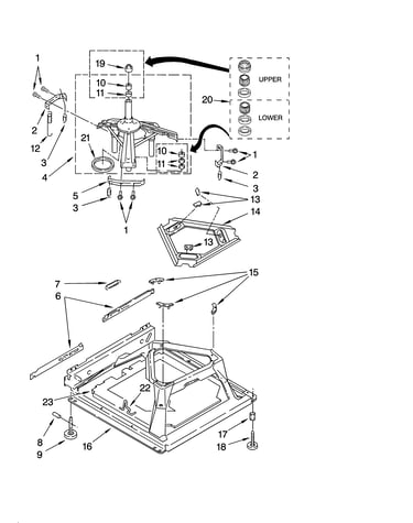 Machine base parts