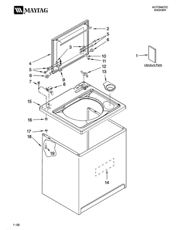 Top and cabinet parts