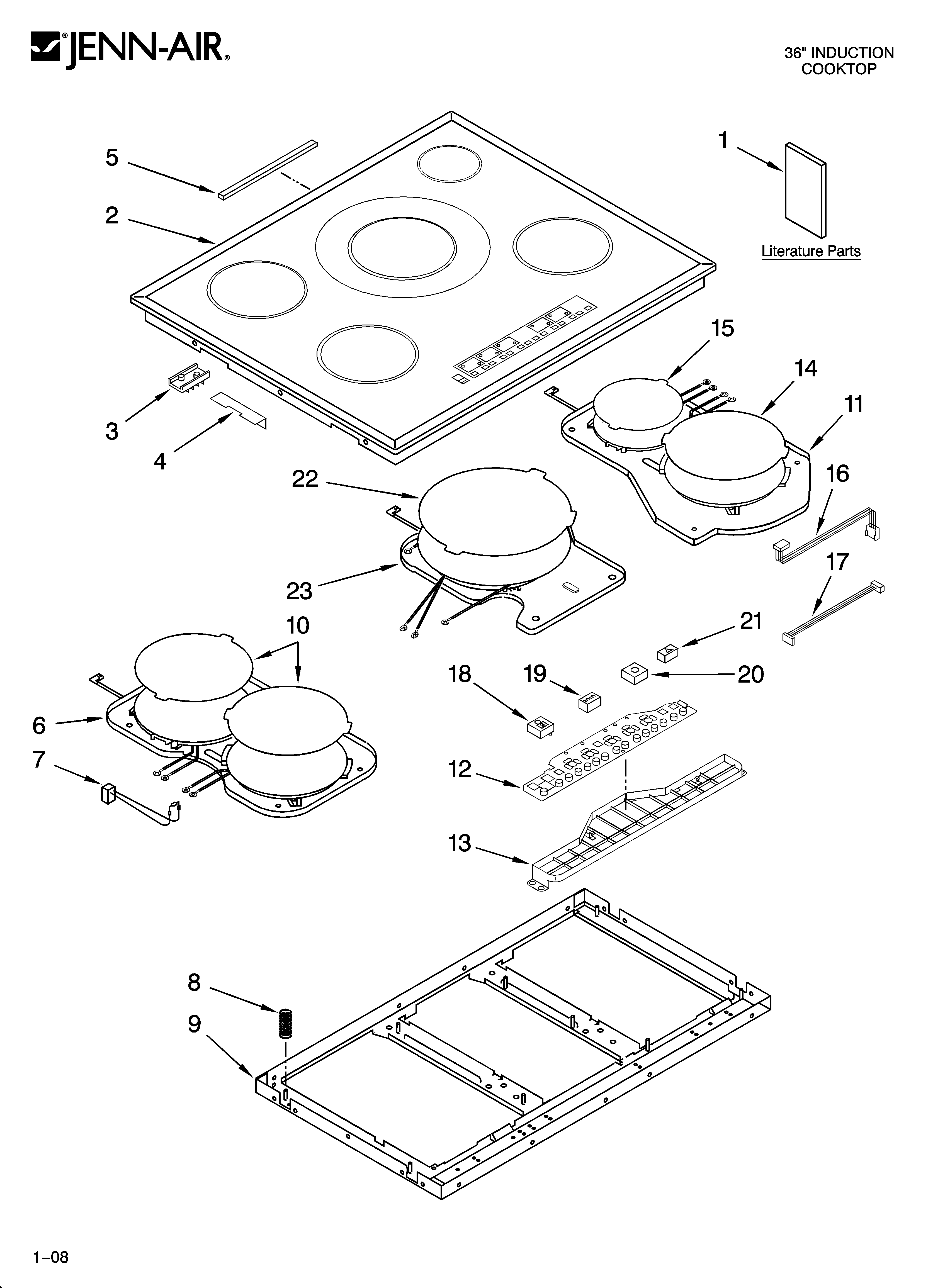 Cooktop parts