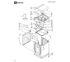 Maytag MTW6700TQ1 top and cabinet parts diagram