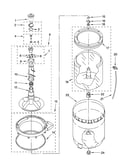 Agitator, basket and tub parts