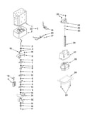 Motor and ice container parts