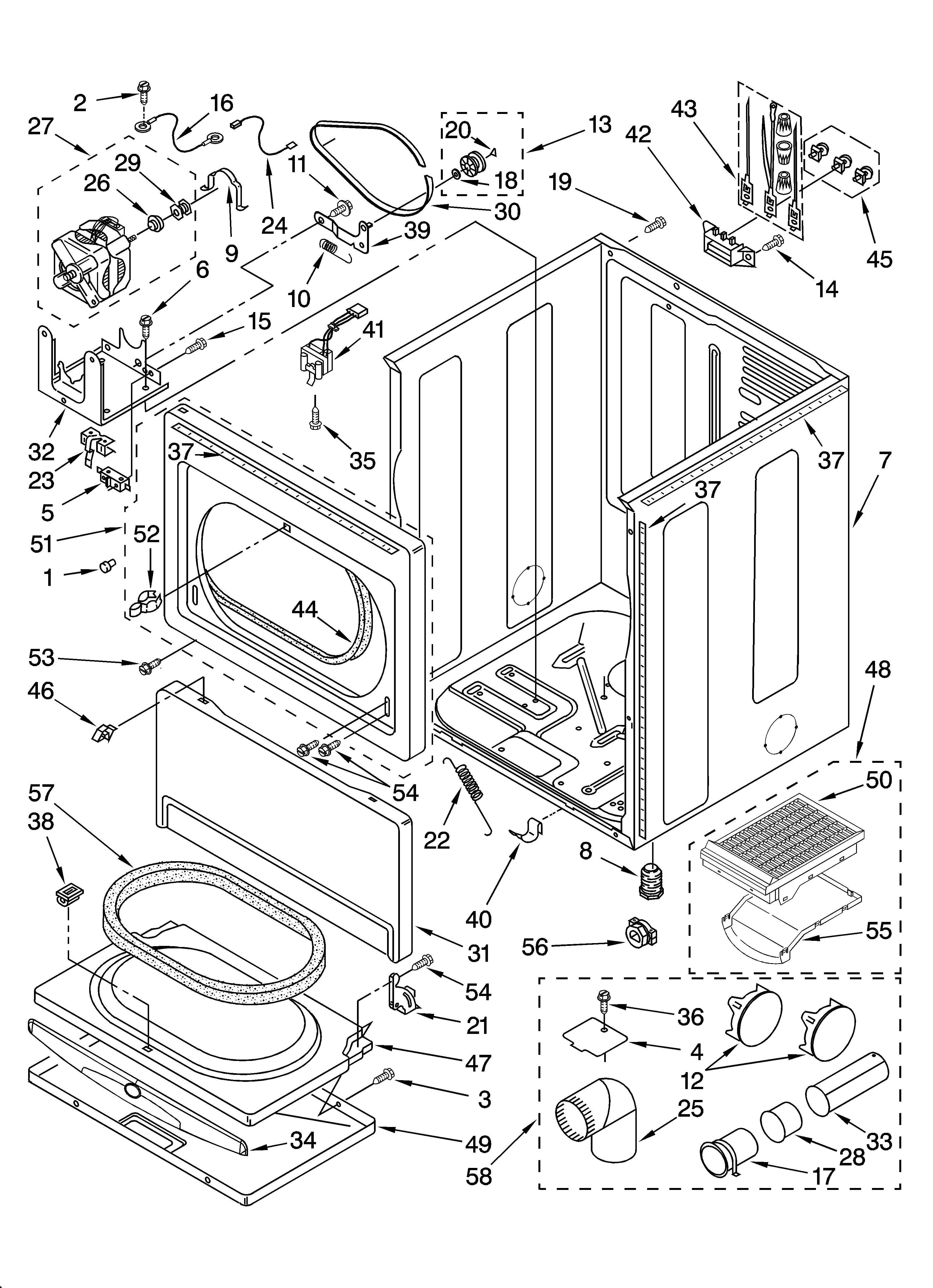 Cabinet parts
