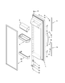 Refrigerator door parts
