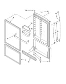 Door parts, optional parts (not included)