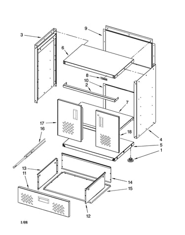 Modular gearbox parts