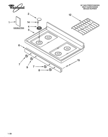 Cooktop parts