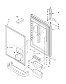 Refrigerator door parts