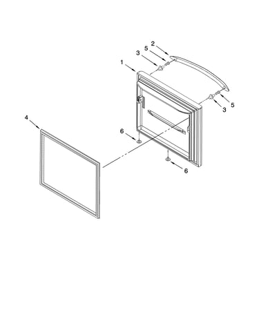 Freezer door parts