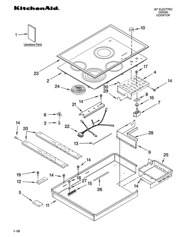 Cooktop parts, optional parts