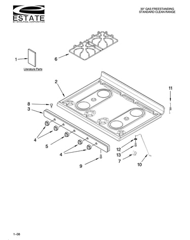 Cooktop parts