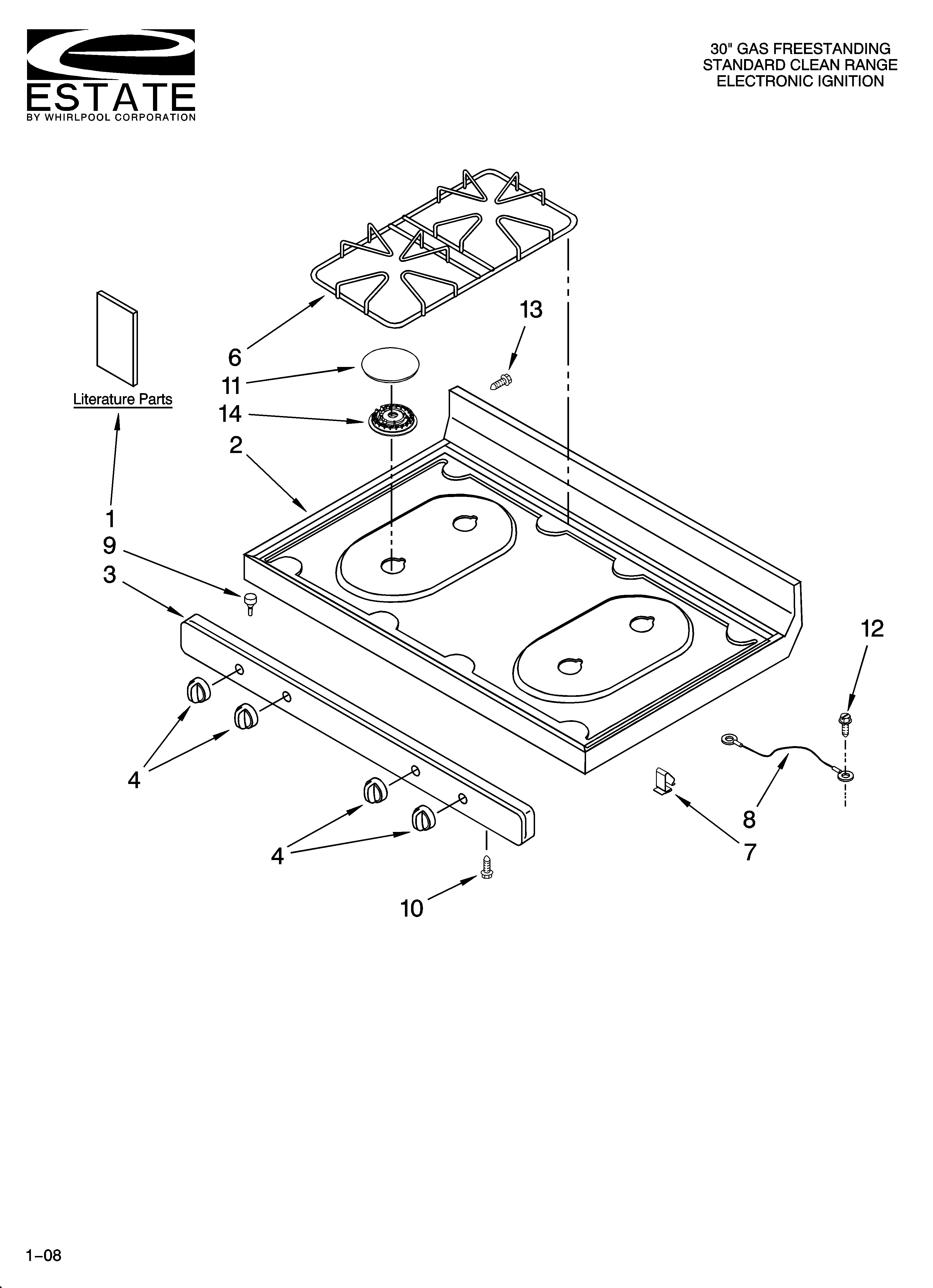 Cooktop parts