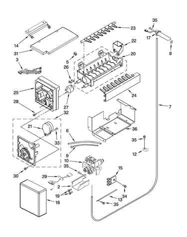 Icemaker parts
