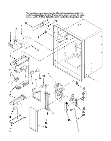 Refrigerator liner parts