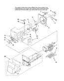 Motor and ice container parts