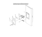 Maytag MFI2067AES12 dispenser front parts diagram