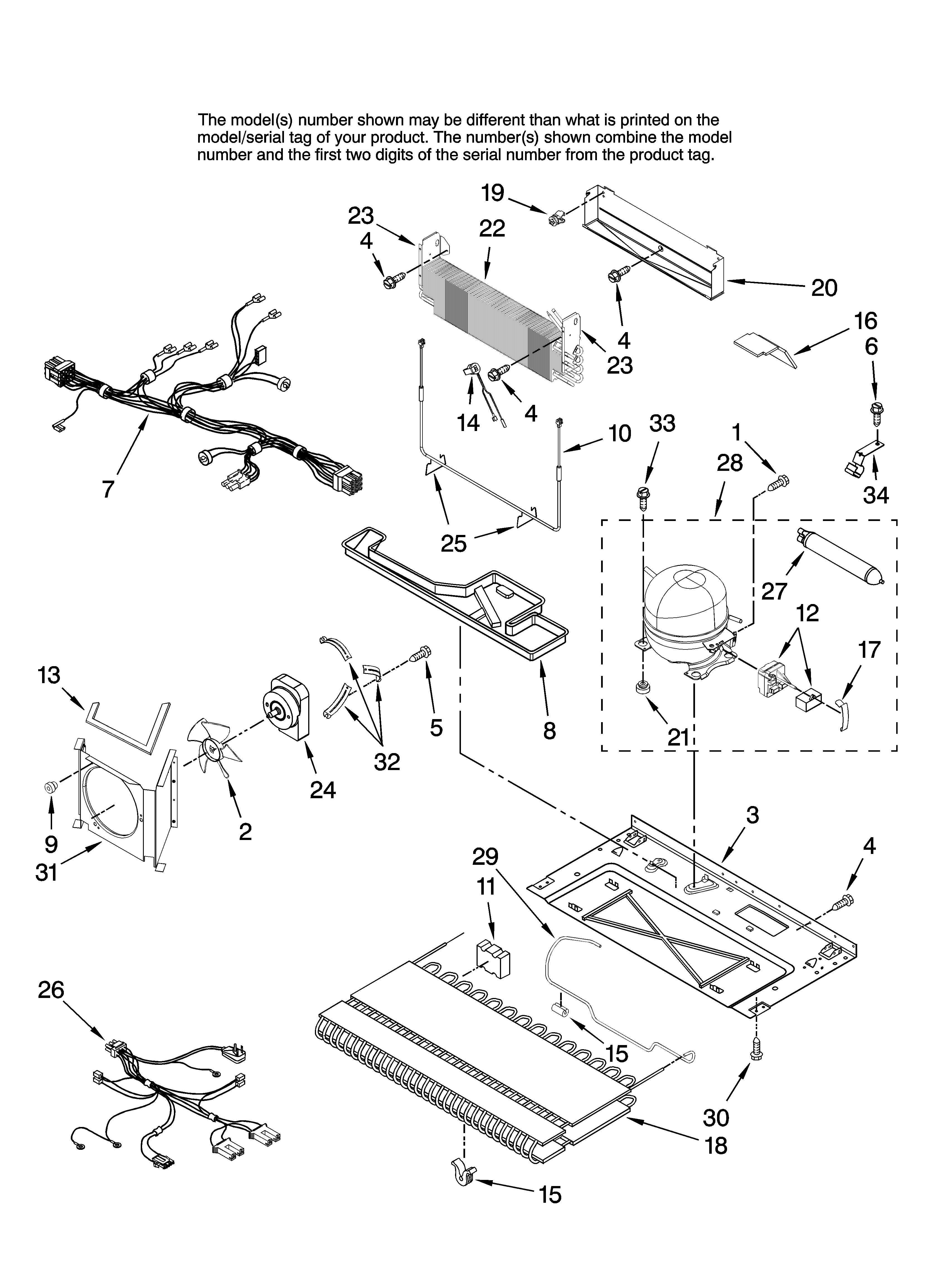 Unit parts, optional parts (not included)