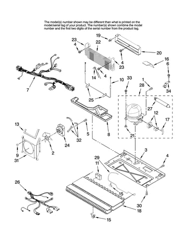 Unit parts, optional parts (not included)
