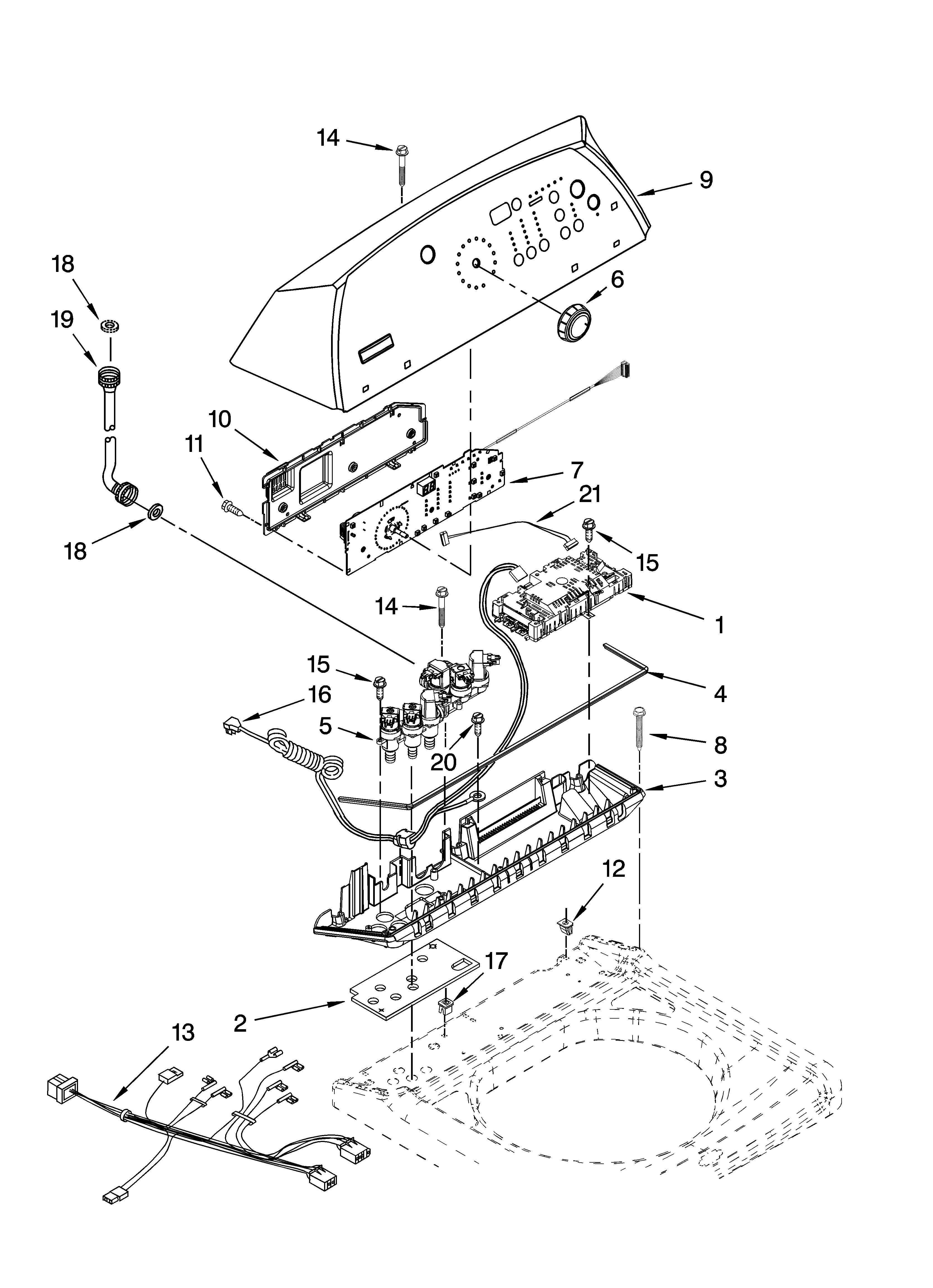 Control panel parts