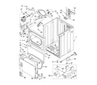 Whirlpool 3XWED5705SW0 cabinet parts diagram