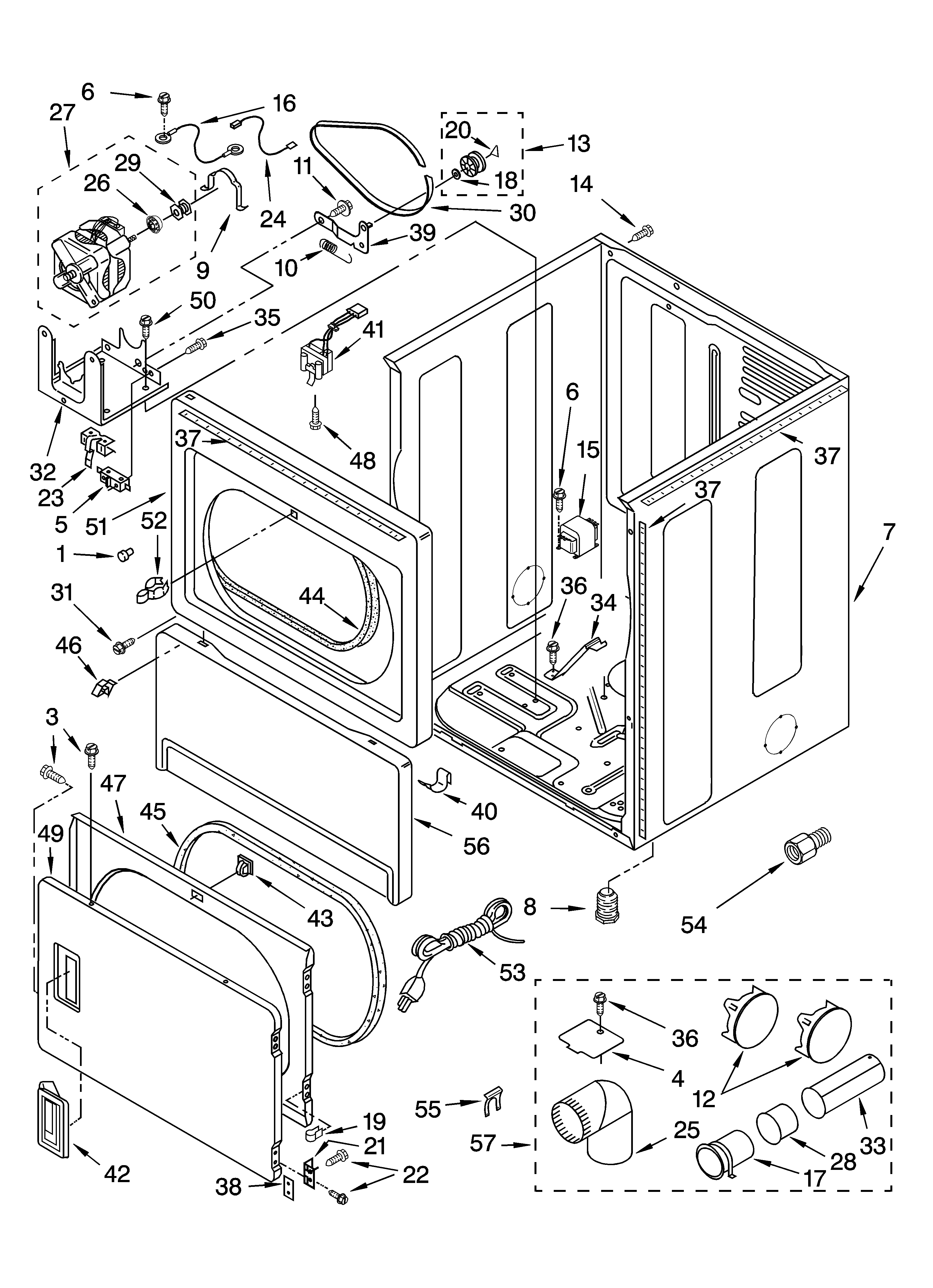 Cabinet parts