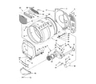 Whirlpool 3XWGD5705SW0 bulkhead parts diagram