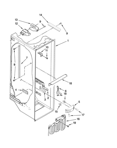 Refrigerator liner parts