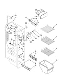 Freezer liner parts