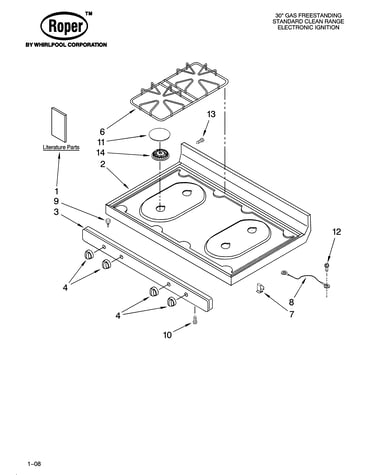 Cooktop parts