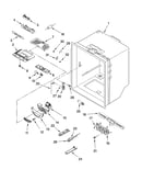 Refrigerator liner parts