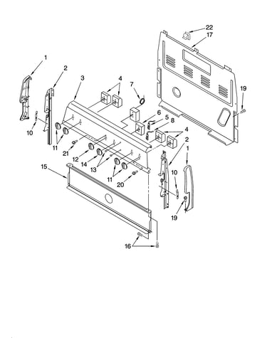Control panel parts