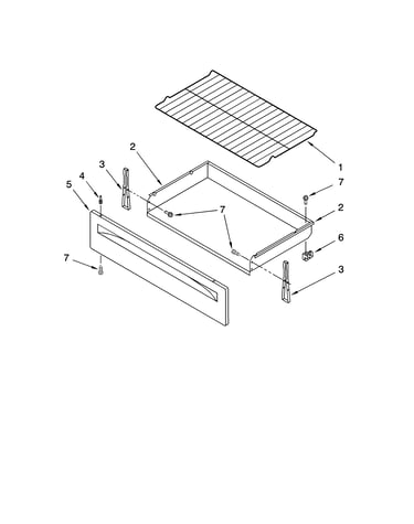 Drawer & broiler parts